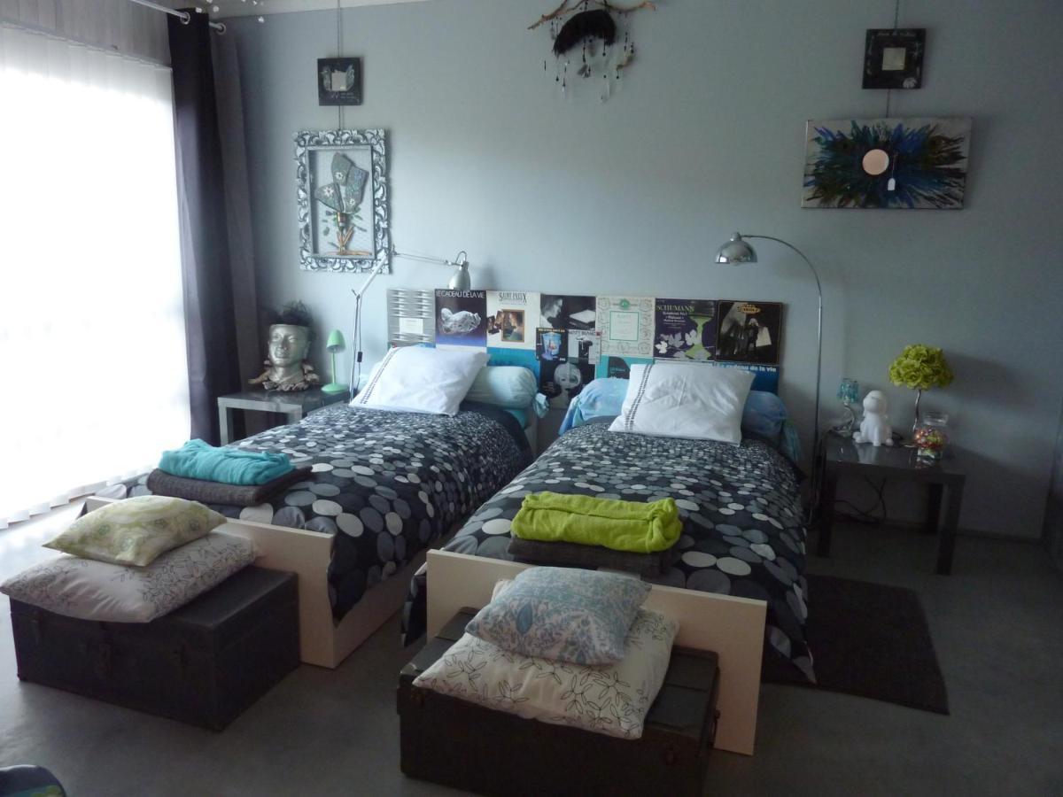 Loft Atypique Bed & Breakfast Villeneuve-de-Riviere Luaran gambar