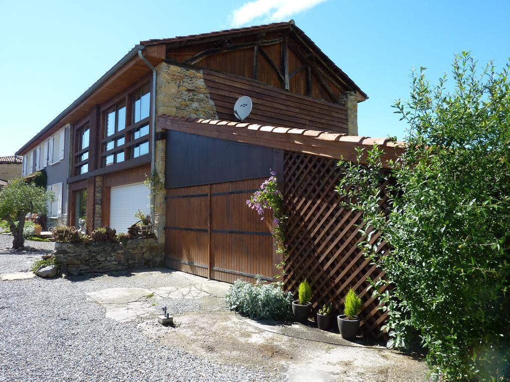 Loft Atypique Bed & Breakfast Villeneuve-de-Riviere Luaran gambar