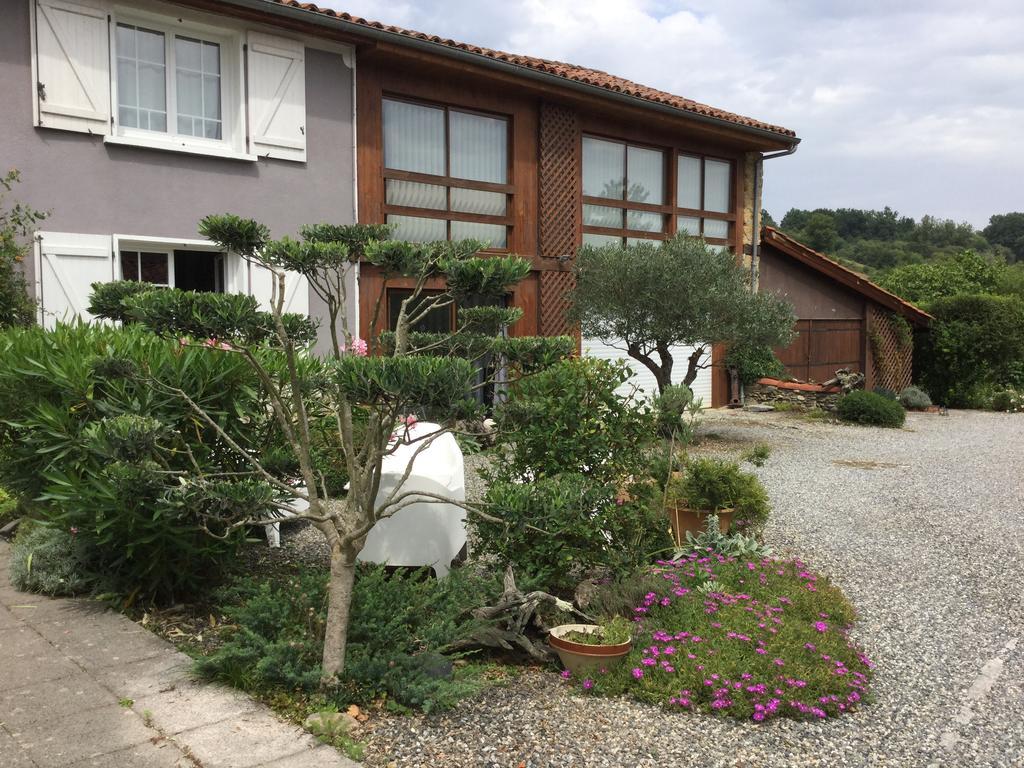 Loft Atypique Bed & Breakfast Villeneuve-de-Riviere Luaran gambar