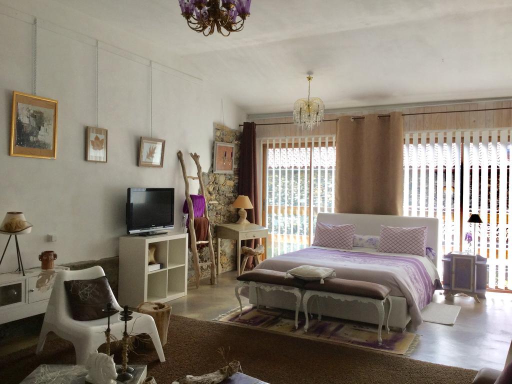 Loft Atypique Bed & Breakfast Villeneuve-de-Riviere Luaran gambar